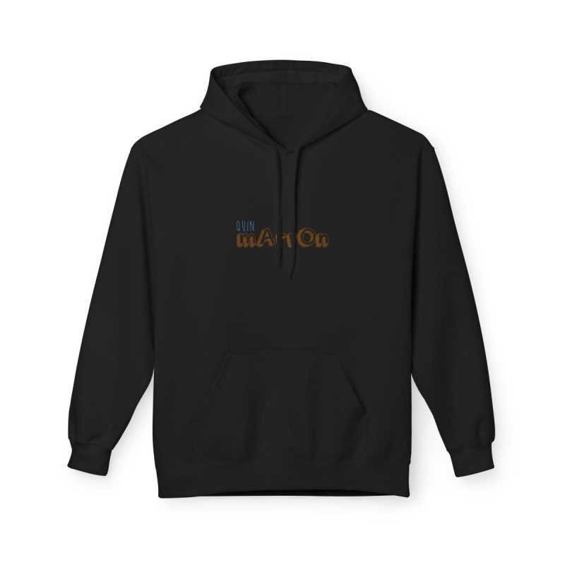 Sudadera Softstyle con capucha - Negro - Camiseta «Quin marrón»