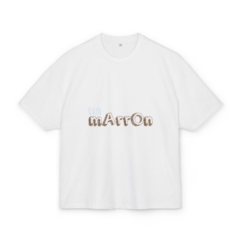 Camiseta box ultra gruesa - Blanco - Camiseta «Quin marrón»