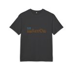 Camiseta oversize gruesa - Negro - Camiseta «Quin marrón» Camiseta oversize gruesa - Negro - Camiseta «Quin marrón»