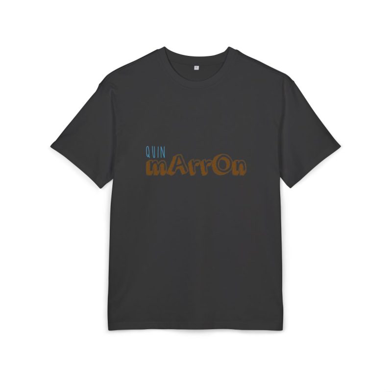Camiseta oversize gruesa - Negro - Camiseta «Quin marrón» Camiseta oversize gruesa - Negro - Camiseta «Quin marrón»