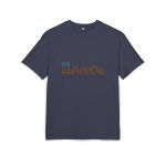 Camiseta oversize gruesa - Azul marino - Camiseta «Quin marrón» Camiseta oversize gruesa - Azul marino - Camiseta «Quin marrón»