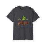 Camiseta ultra algodon - Gris oscuro jaspeado - Camiseta «Cada dia va pitjor i avui pareix demà» Camiseta ultra algodon - Gris oscuro jaspeado - Camiseta «Cada dia va pitjor i avui pareix demà»