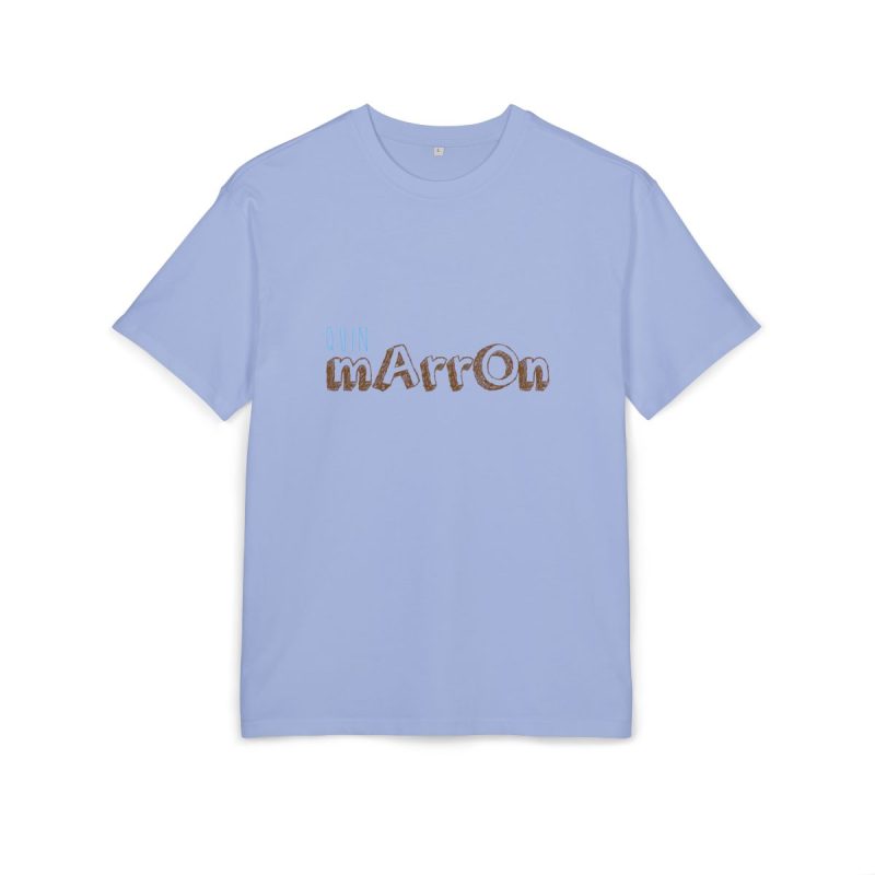 Camiseta oversize gruesa - Azul violeta - Camiseta «Quin marrón»