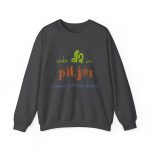 Sudadera cuello redondo - Gris oscuro jaspeado - Camiseta «Cada dia va pitjor i avui pareix demà» Sudadera cuello redondo - Gris oscuro jaspeado - Camiseta «Cada dia va pitjor i avui pareix demà»