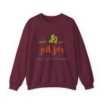 Sudadera cuello redondo - Granate - Camiseta «Cada dia va pitjor i avui pareix demà» Sudadera cuello redondo - Granate - Camiseta «Cada dia va pitjor i avui pareix demà»