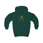 Sudadera con capucha infantil - Verde botella - Camiseta «Cada dia va pitjor i avui pareix demà»