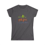 Camiseta mujer Softstyle - Gris marengo - Camiseta «Cada dia va pitjor i avui pareix demà»