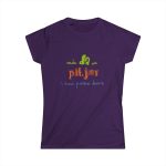 Camiseta mujer Softstyle - Morado - Camiseta «Cada dia va pitjor i avui pareix demà»