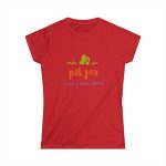 Camiseta mujer Softstyle - Rojo - Camiseta «Cada dia va pitjor i avui pareix demà»