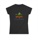 Camiseta mujer Softstyle - Negro - Camiseta «Cada dia va pitjor i avui pareix demà»