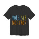 Camiseta jersey manga corta - Gris antracita jaspeado - Vols ser nostro?