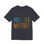 Camiseta jersey manga corta - Azul marino jaspeado - Vols ser nostro?