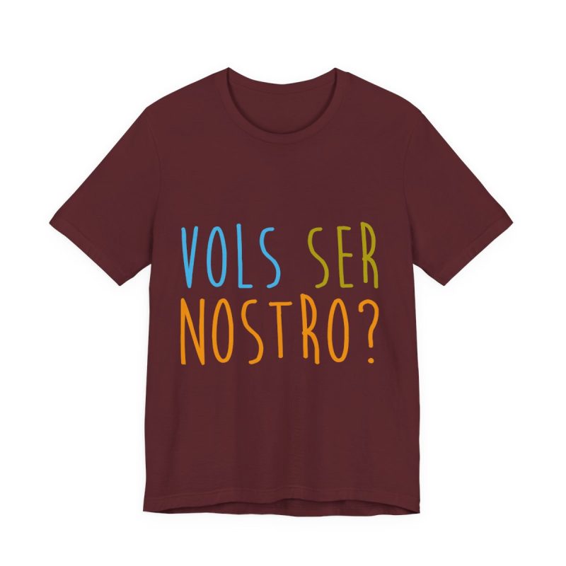 Camiseta jersey manga corta - Granate - Vols ser nostro?
