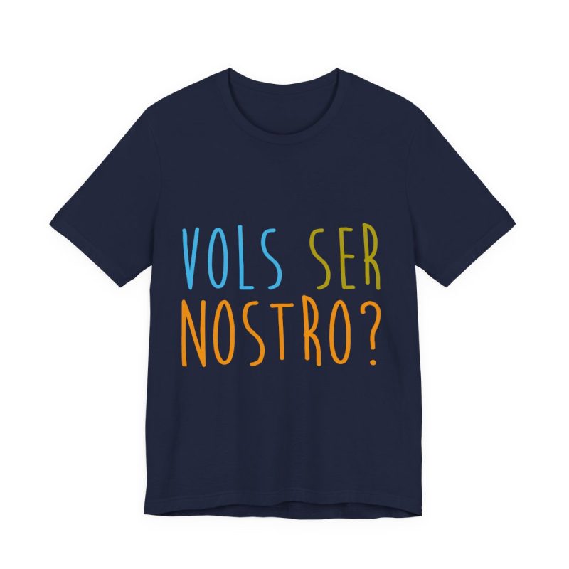 Camiseta jersey manga corta - Azul marino - Vols ser nostro?