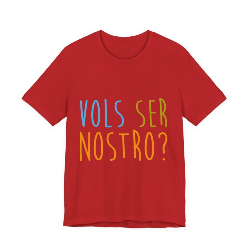 Camiseta jersey manga corta - Rojo - Vols ser nostro?