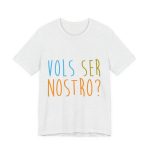 Camiseta jersey manga corta - Gris ceniza - Vols ser nostro?