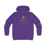 Sudadera universitaria mujer - Morado - Camiseta «Cada dia va pitjor i avui pareix demà»