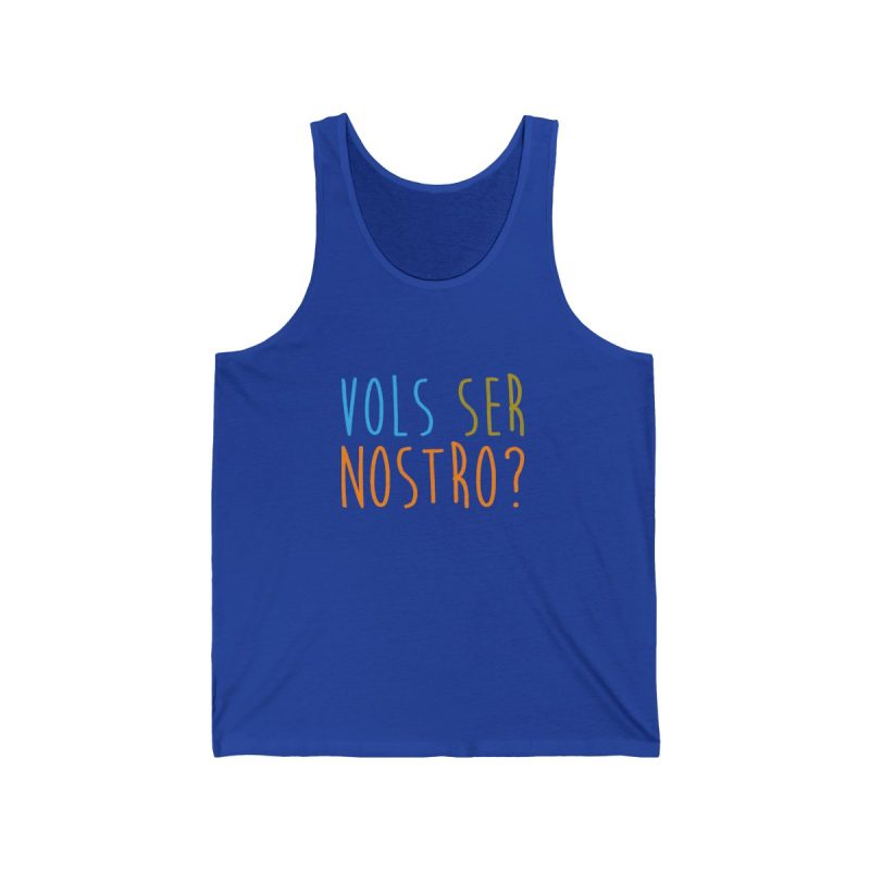 Camiseta de tirantes - Azul royal autentico - Vols ser nostro?
