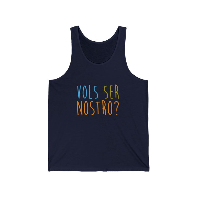 Camiseta de tirantes - Azul marino - Vols ser nostro?