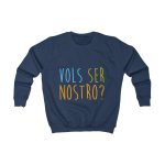 Sudadera infantil - Azul marino Oxford - Vols ser nostro? Sudadera infantil - Azul marino Oxford - Vols ser nostro?