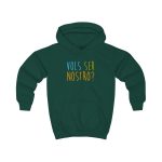 Sudadera con capucha infantil - Verde botella - Vols ser nostro?