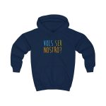 Sudadera con capucha infantil - Azul marino Oxford - Vols ser nostro?