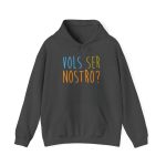 Sudadera con capucha - Gris oscuro jaspeado - Vols ser nostro?