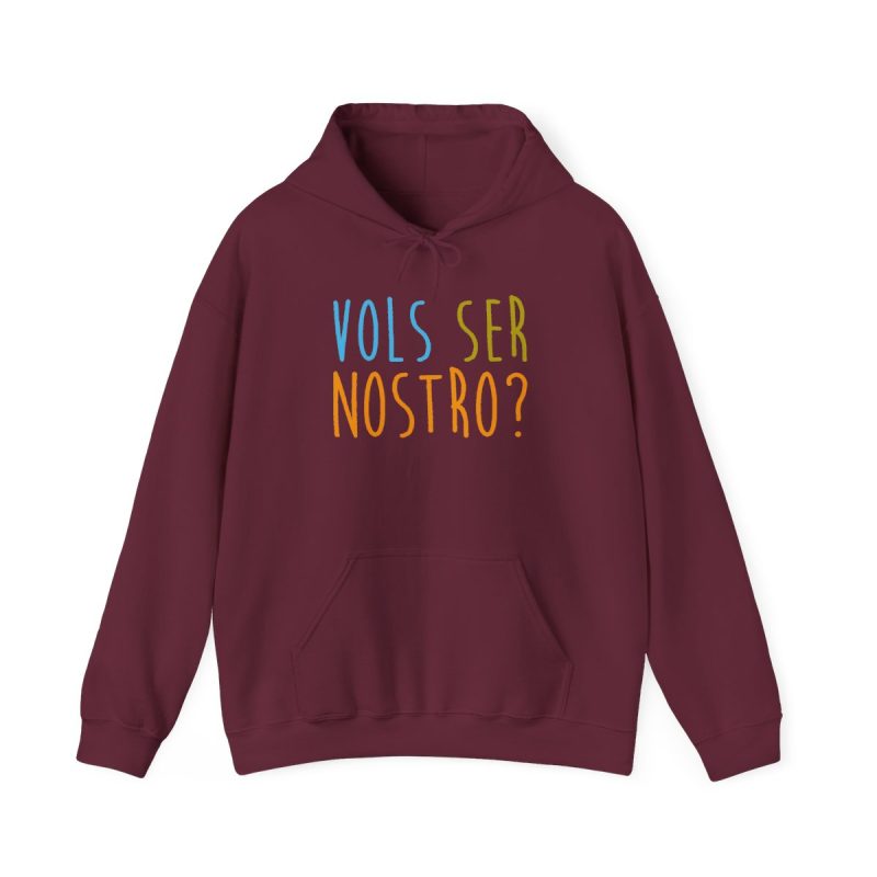 Sudadera con capucha - Granate - Vols ser nostro?