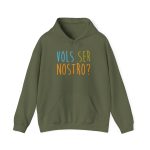 Sudadera con capucha - Verde militar - Vols ser nostro?
