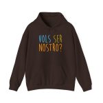 Sudadera con capucha - Marron chocolate oscuro - Vols ser nostro?