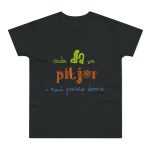 Camiseta hombre punto liso - Negro - Camiseta «Cada dia va pitjor i avui pareix demà» Camiseta hombre punto liso - Negro - Camiseta «Cada dia va pitjor i avui pareix demà»