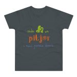 Camiseta hombre punto liso - Gris oscuro - Camiseta «Cada dia va pitjor i avui pareix demà» Camiseta hombre punto liso - Gris oscuro - Camiseta «Cada dia va pitjor i avui pareix demà»