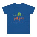 Camiseta hombre punto liso - Azul royal intenso - Camiseta «Cada dia va pitjor i avui pareix demà» Camiseta hombre punto liso - Azul royal intenso - Camiseta «Cada dia va pitjor i avui pareix demà»