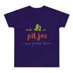 Camiseta hombre punto liso - Morado urbano - Camiseta «Cada dia va pitjor i avui pareix demà» Camiseta hombre punto liso - Morado urbano - Camiseta «Cada dia va pitjor i avui pareix demà»