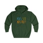 Sudadera con capucha y cremallera - Verde botella - Vols ser nostro?
