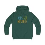 Sudadera universitaria mujer - Verde botella - Vols ser nostro?