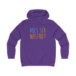 Sudadera universitaria mujer - Morado - Vols ser nostro?