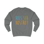 Sudadera clasica - Gris acero - Vols ser nostro?
