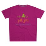 Camiseta hombre corte moderno - Rosa oscuro - Camiseta «Cada dia va pitjor i avui pareix demà» Camiseta hombre corte moderno - Rosa oscuro - Camiseta «Cada dia va pitjor i avui pareix demà»