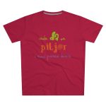 Camiseta hombre corte moderno - Rojo - Camiseta «Cada dia va pitjor i avui pareix demà» Camiseta hombre corte moderno - Rojo - Camiseta «Cada dia va pitjor i avui pareix demà»