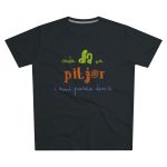 Camiseta hombre corte moderno - Negro intenso - Camiseta «Cada dia va pitjor i avui pareix demà» Camiseta hombre corte moderno - Negro intenso - Camiseta «Cada dia va pitjor i avui pareix demà»