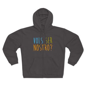 Sudadera capucha con cremallera premium - Antracita - Vols ser nostro?