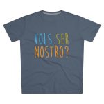 Camiseta hombre corte moderno - Azul marino - Vols ser nostro? Camiseta hombre corte moderno - Azul marino - Vols ser nostro?