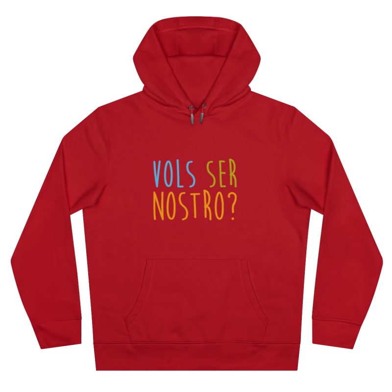 Sudadera con capucha King - Rojo - Vols ser nostro?