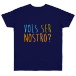 Camiseta punto liso - Azul marino intenso - Vols ser nostro? Camiseta punto liso - Azul marino intenso - Vols ser nostro?