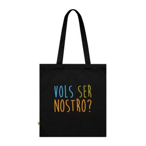 Bolsa de algodon organico - Negro - Vols ser nostro?