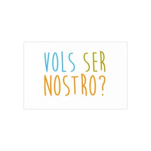Tarjetas de visita (100 uds.) - Vols ser nostro?