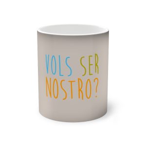 Taza magica que cambia de color - Negro - Vols ser nostro?