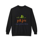 Sudadera Softstyle cuello redondo - Negro - Camiseta «Cada dia va pitjor i avui pareix demà»