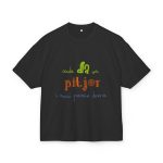 Camiseta box ultra gruesa - Negro - Camiseta «Cada dia va pitjor i avui pareix demà»